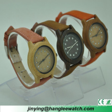 OEM Sandalwood Relógios Strap Watch Ladies Watch